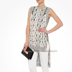 Stella McCartney Ladies Size Medium Sleeveless Cable Knit Dress